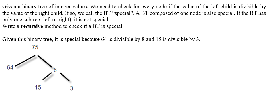 Solved Given a binary tree of integer values. We need to | Chegg.com