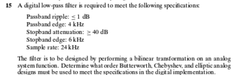 solved-15-a-digital-low-pass-filter-is-required-to-meet-the-chegg