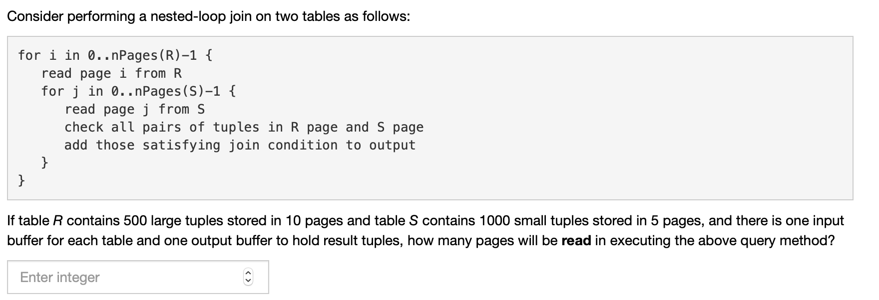 nested for loop in r