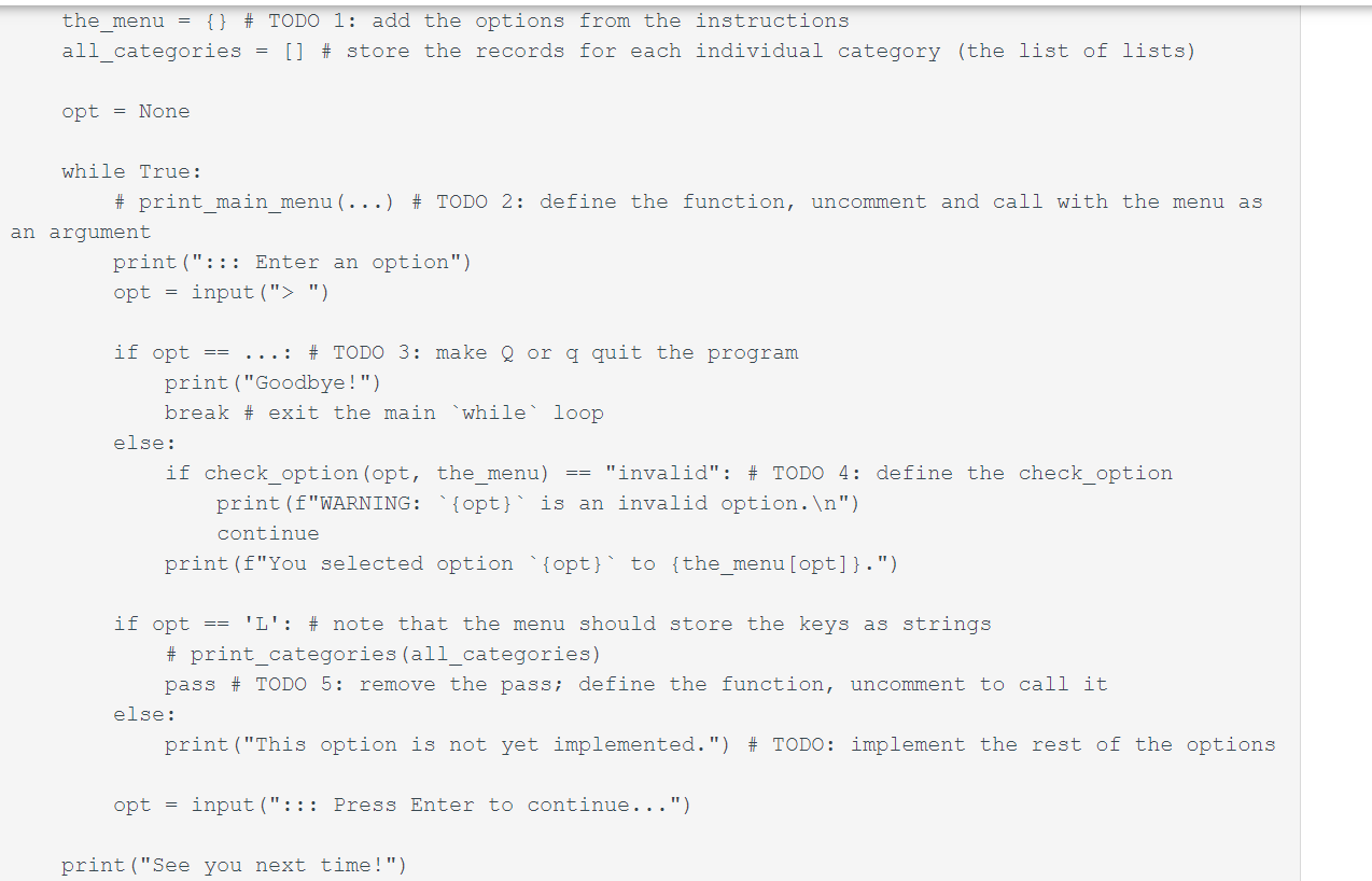 Solved rade Management System Read these guidelines in their | Chegg.com
