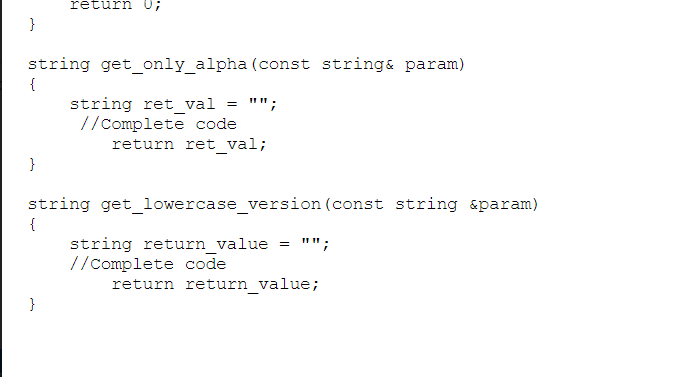 Solved class_string = Madam I'm Adam (Not a palindrome) | Chegg.com