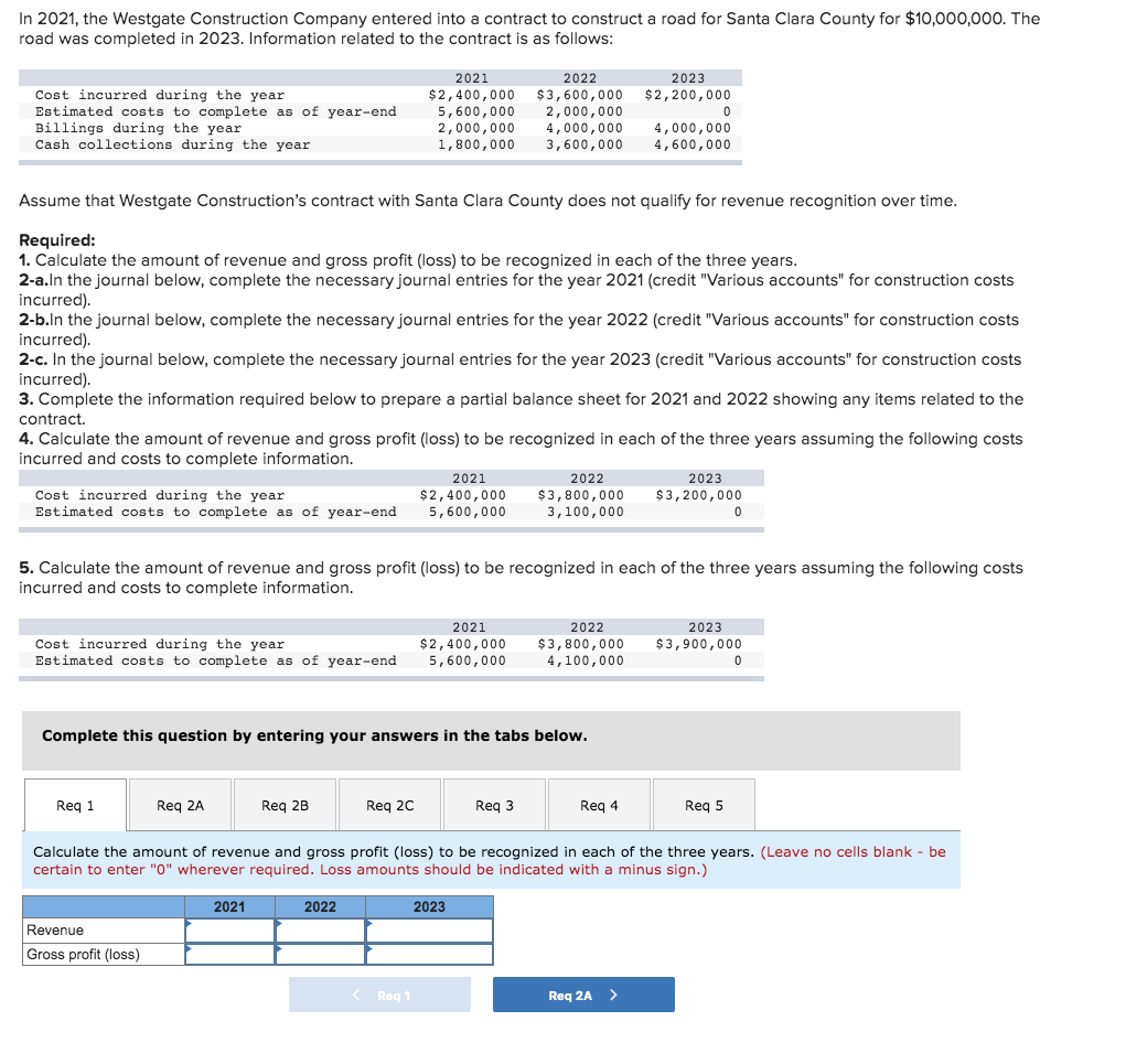 solved-in-2021-the-westgate-construction-company-entered-chegg