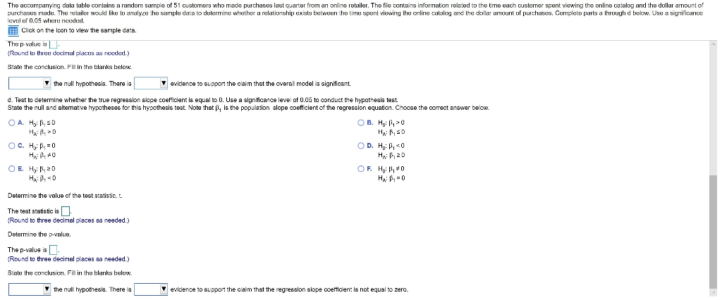 Solved The accompanying data table contains a random sample | Chegg.com