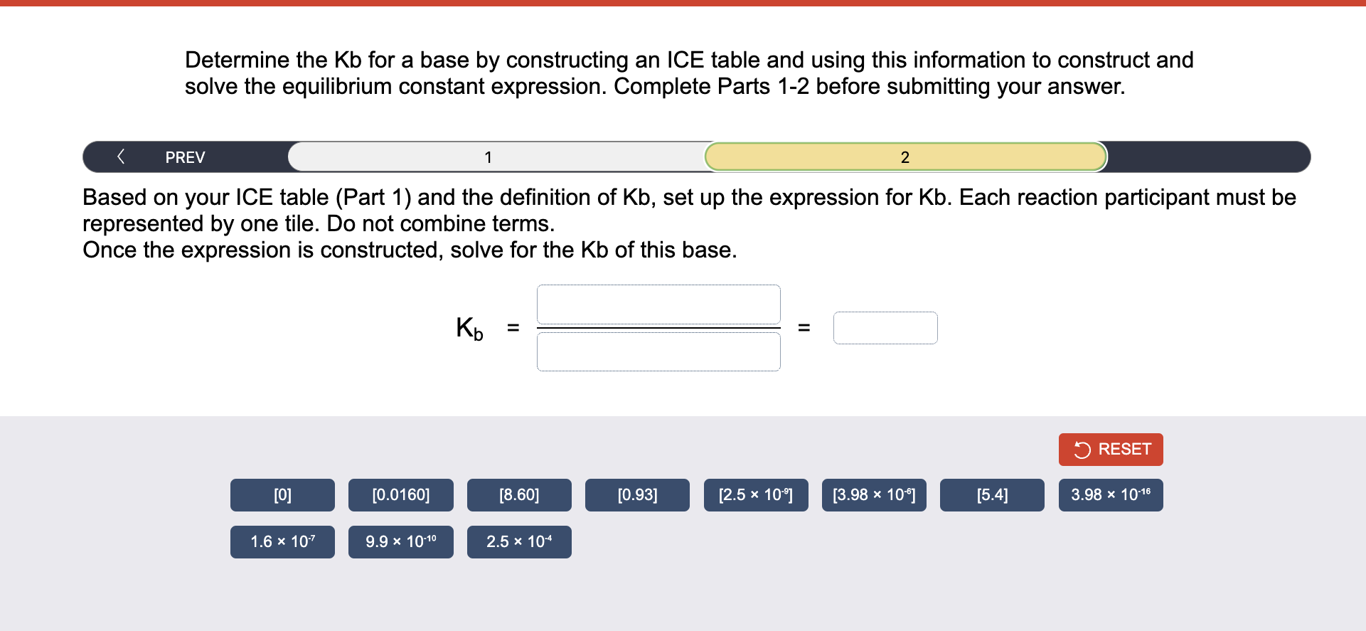 Solved Determine the Kb for a base by constructing an ICE | Chegg.com