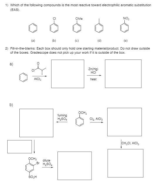 Solved 1) Which of the following compounds is the most | Chegg.com