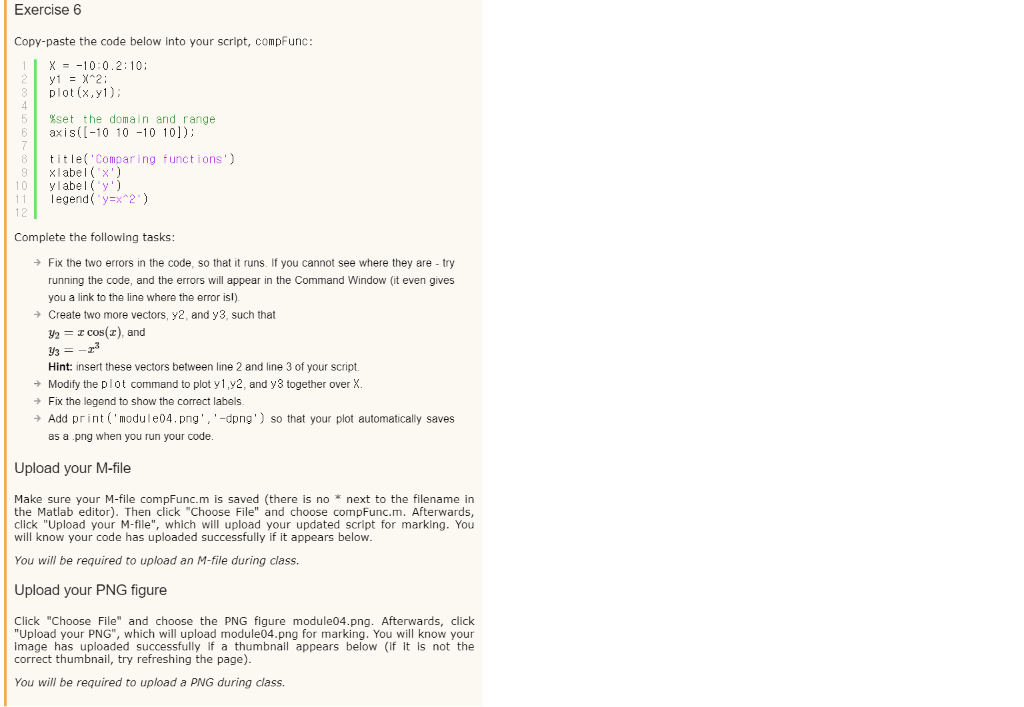 Solved Exercise 6 Copy-paste the code below into your | Chegg.com