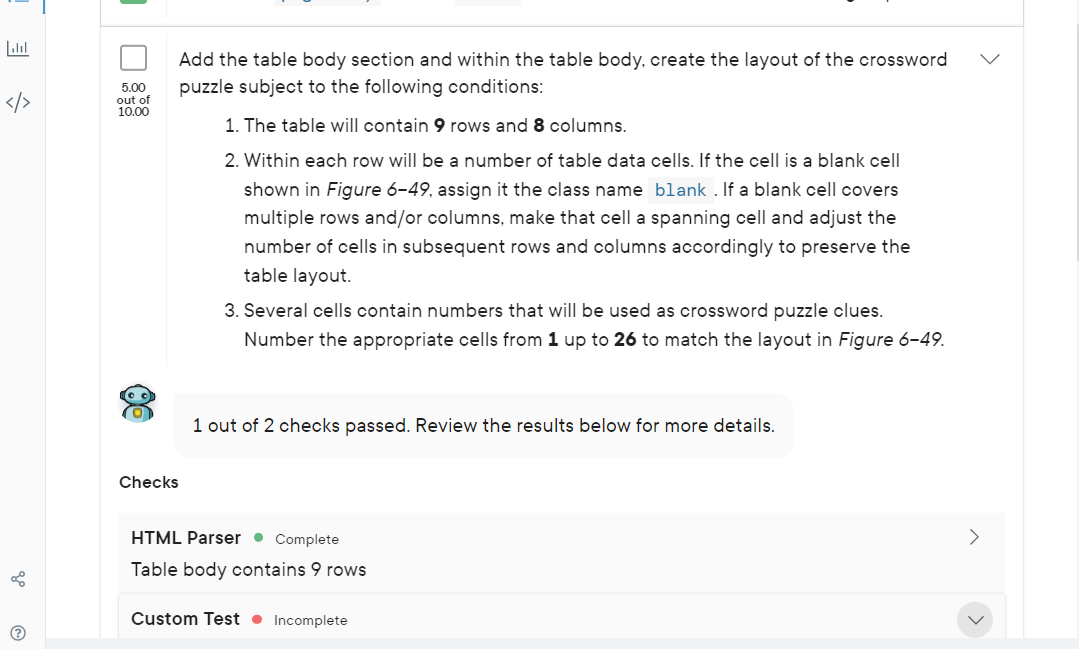 Solved PLEASE TELL ME WHAT TO FIX IN MY CODE TO FIX THE | Chegg.com