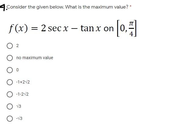 Solved Optimization using Calculus: Answer the following | Chegg.com