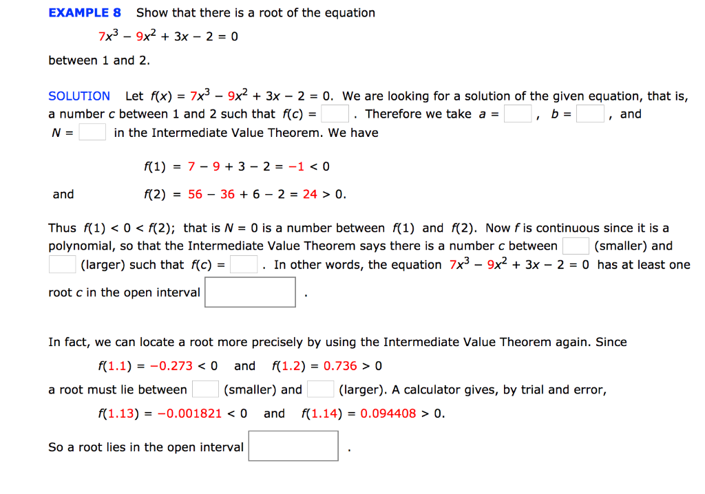 solved-example-8-show-that-there-is-a-root-of-the-equation-chegg