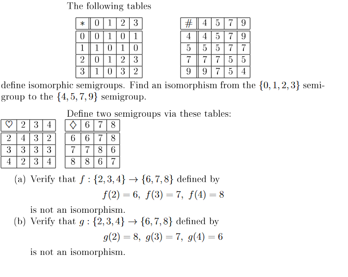 Solved The following tables * 0123 # 4579 001 01 4 | 4579 | Chegg.com