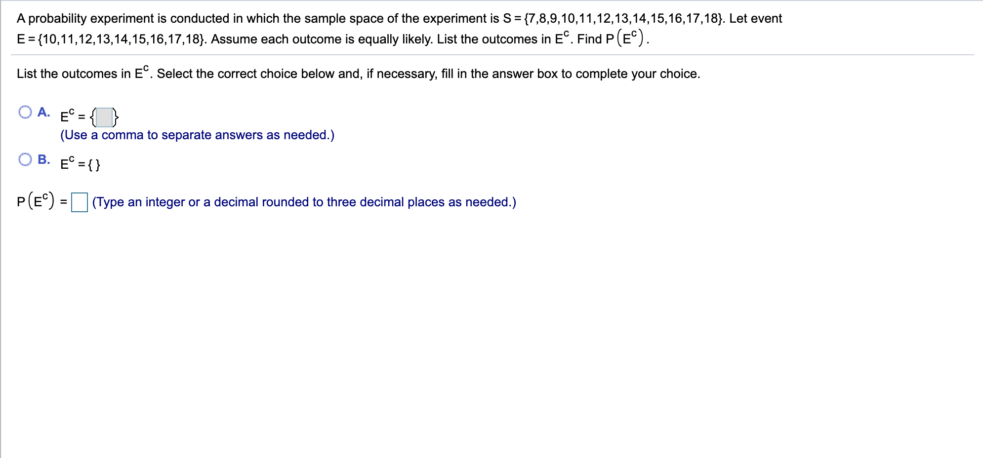 Solved A probability experiment is conducted in which the | Chegg.com