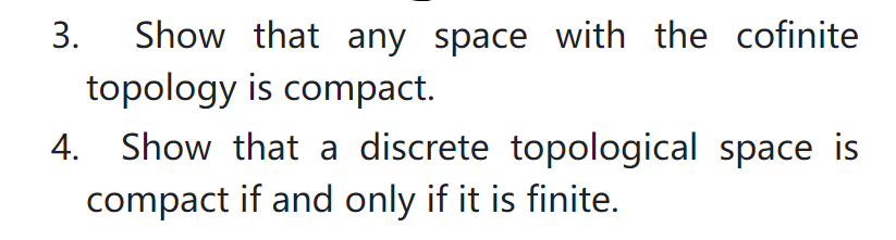 Solved 3. Show that any space with the cofinite topology is | Chegg.com