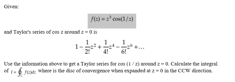 【　　　　専用　　　　】 COS 　/　Theory　2点 Complex Analysis - Show z^n + z^-n = 2cos(n*theta) (Request