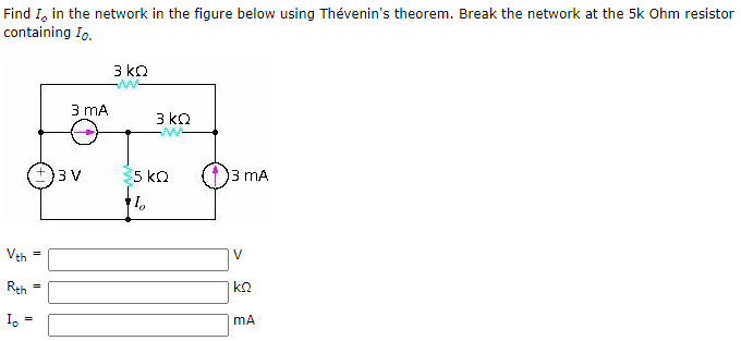 Solved Find I, in the network in the figure below using | Chegg.com