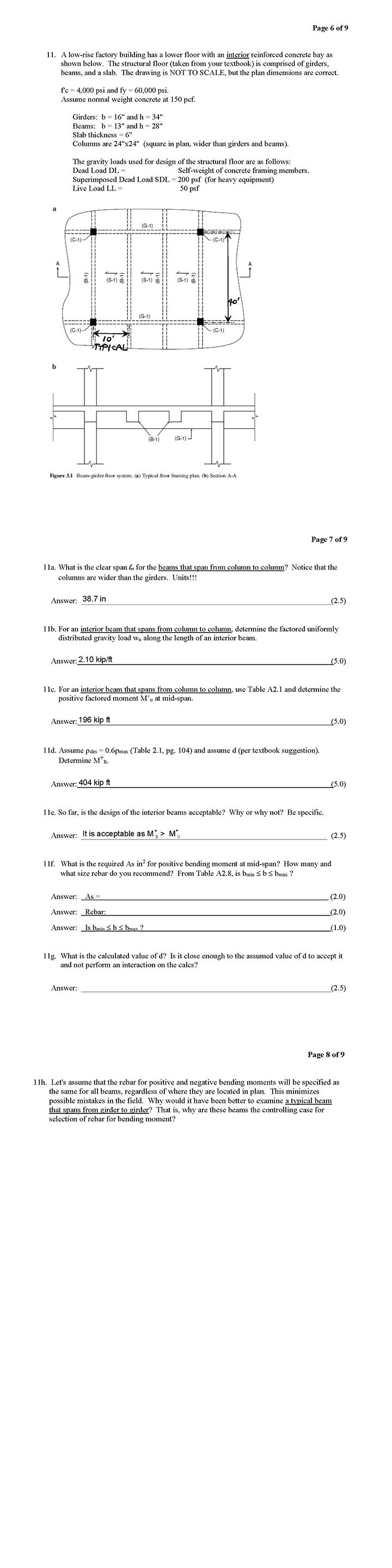 Solved Page 6 of 9 11. A low-rise factory building has a | Chegg.com