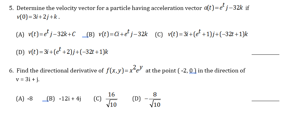 Solved 5 Determine The Velocity Vector For A Particle Ha Chegg Com