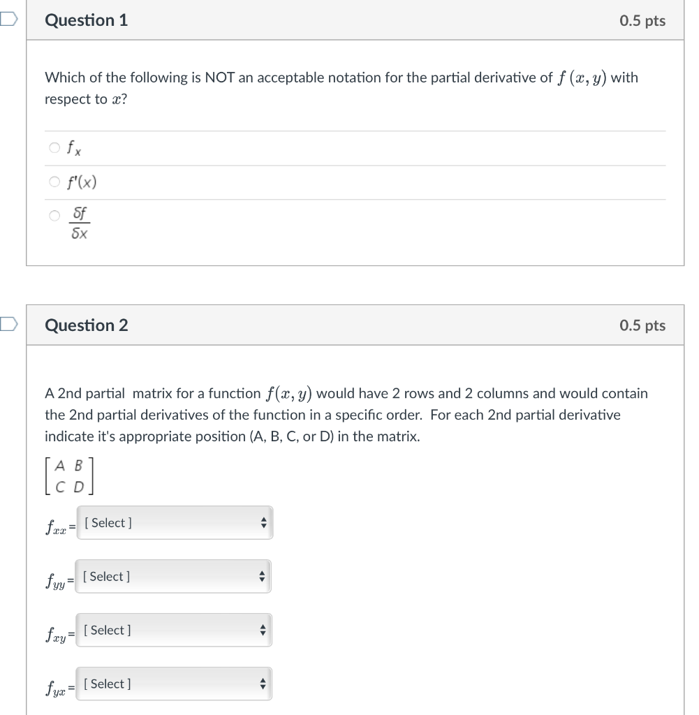 Which of the following is NOT an acceptable notation | Chegg.com