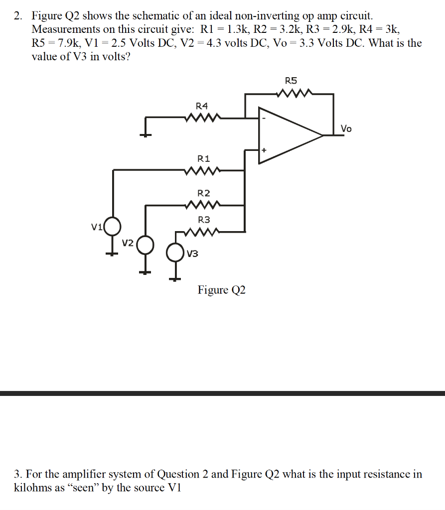 Solved 2. Figure Q2 Shows The Schematic Of An Ideal | Chegg.com