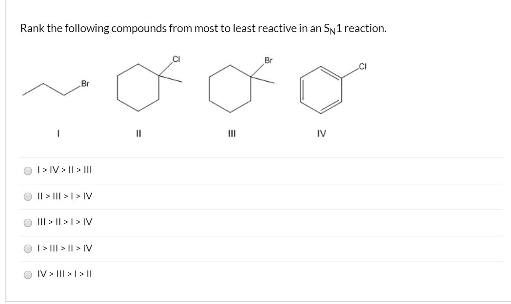 solved-rank-the-following-compounds-from-most-to-least-chegg
