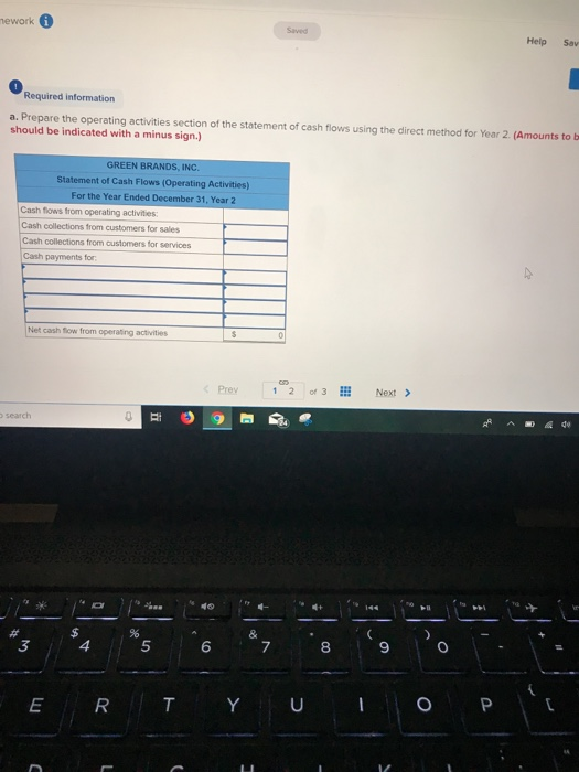 Solved Problem 12-14A The direct versus the indirect method | Chegg.com