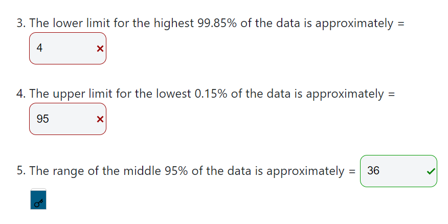 Solved Consider the following bell-shaped distribution where | Chegg.com