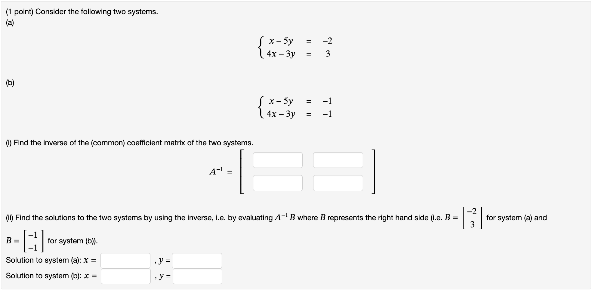 Solved Solve 1 point Consider The Following Two Chegg solved-solve-1-point-consider-the-following-two-chegg