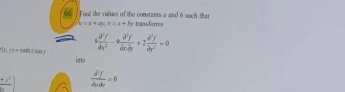 Solved 66 Find The Values Of The Constants A And B Such That | Chegg.com