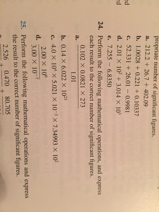Solved propriate number of significant figures. a. 212.226.7 | Chegg.com