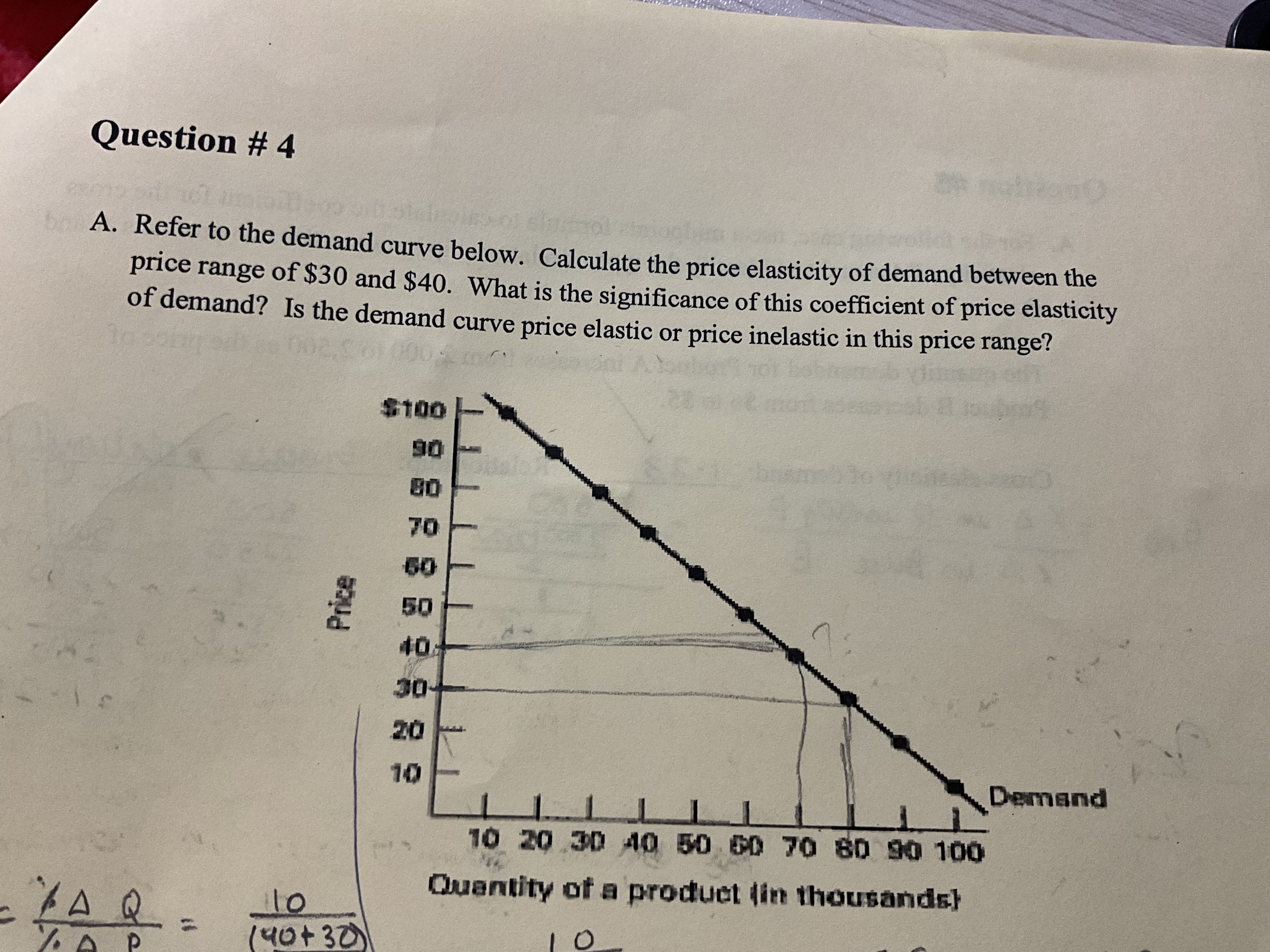 solved a. on the demand curve, i. show an increase in ... Solved Q4.(a) part is in image Question # 4A. Refer to the | Chegg.com