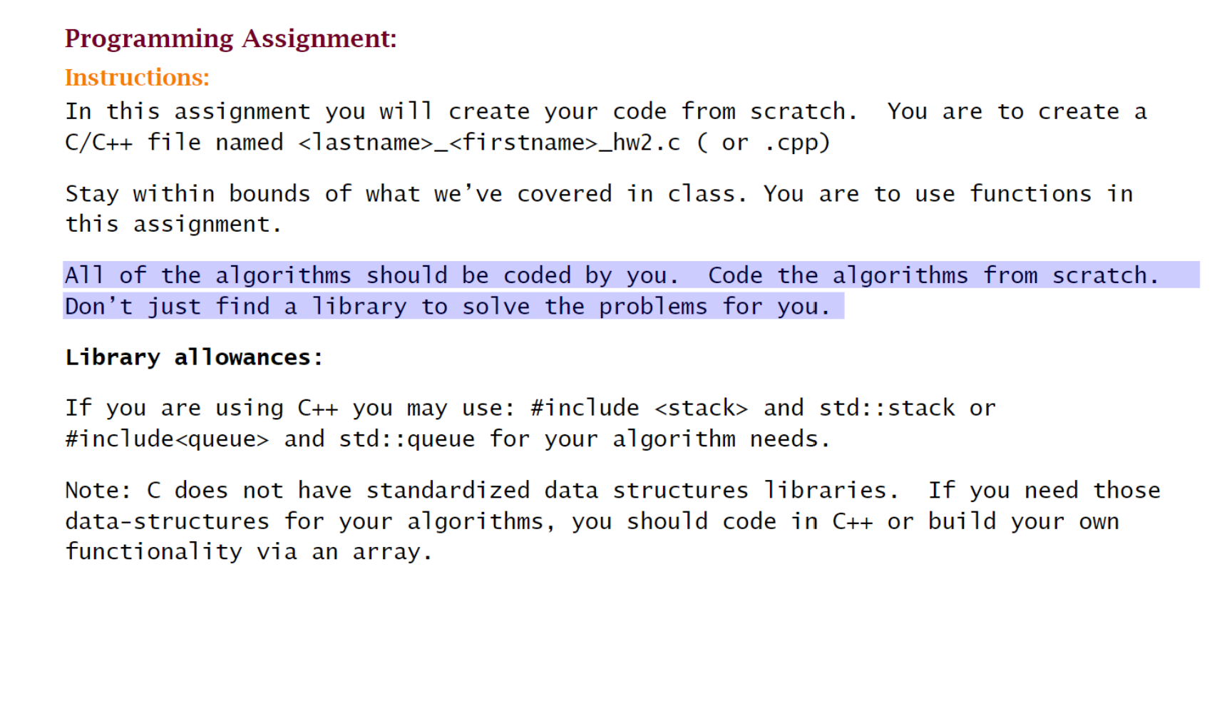 Solved C/C++ assignment I've been struggling with arrays In | Chegg.com