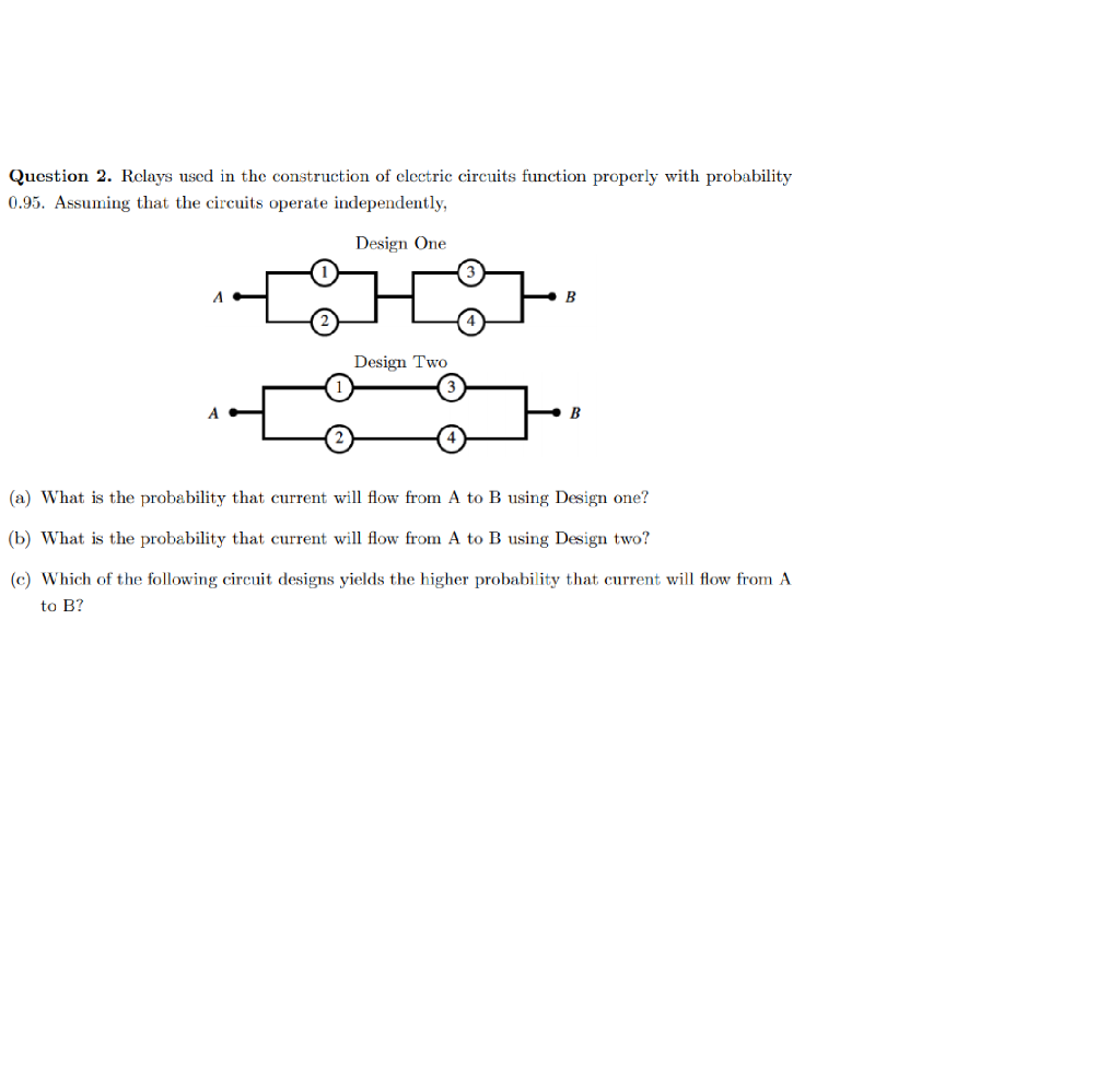 Solved Question 2. Relays used in the construction of