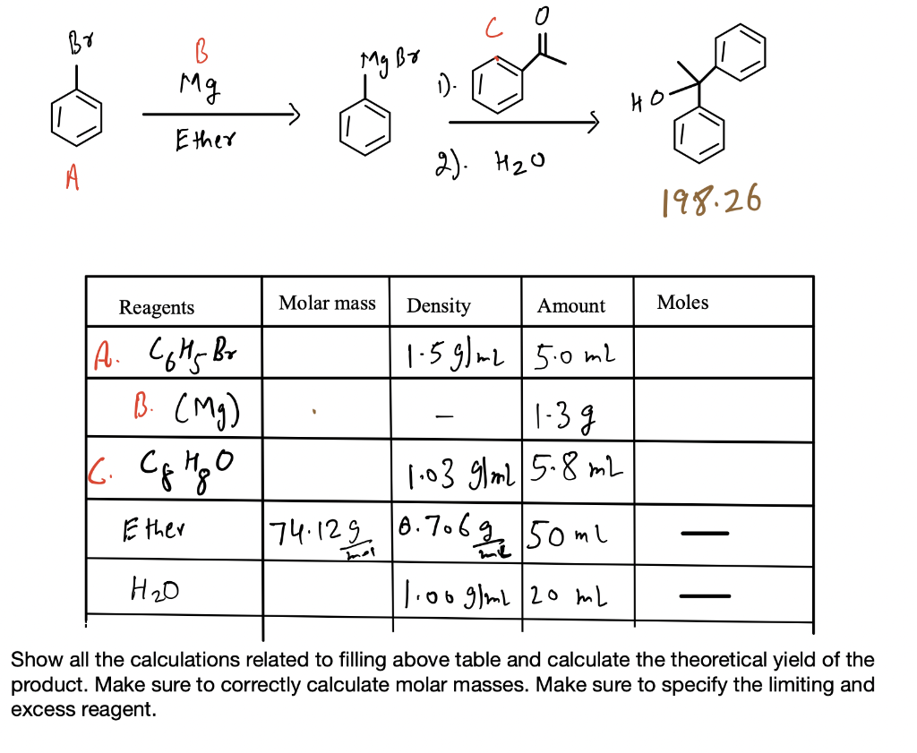 Solved 2). H2O Show All The Calculations Related To Filling | Chegg.com