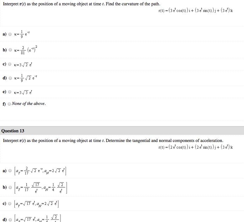 Solved Interpret R T As The Position Of A Moving Object Chegg Com