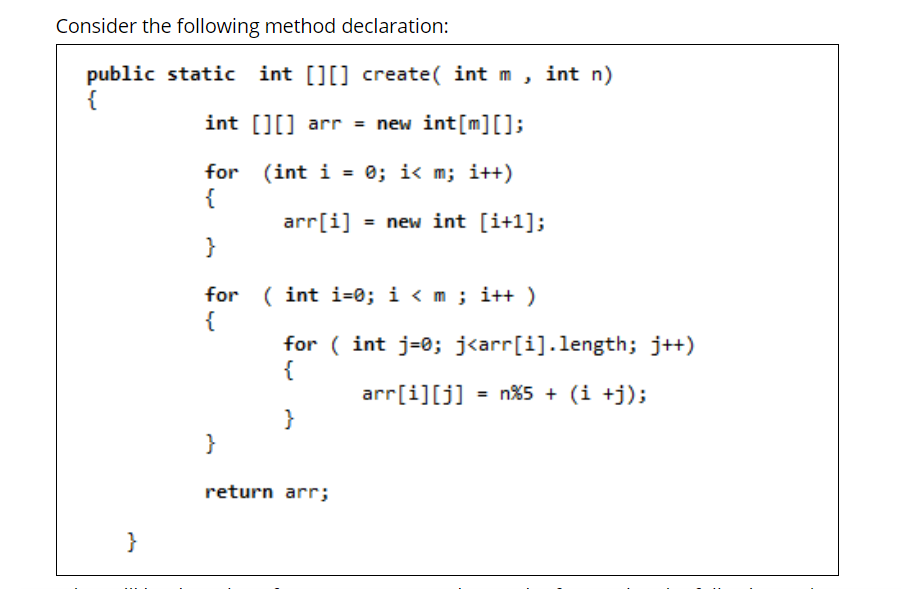 Solved What will be the value of anArray[3] [2] as the | Chegg.com