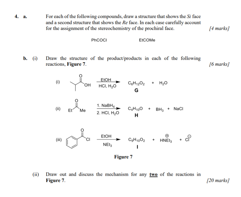Solved 4. a. For each of the following compounds, draw a | Chegg.com