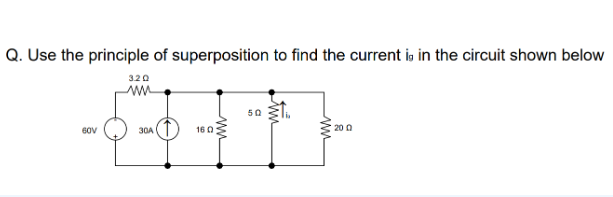 Solved Q Use The Principle Of Superposition To Find The Chegg Com   .PNG