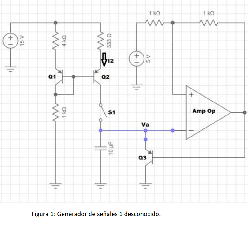 Solved The circuit of Figure 1 is a signal generator, Circuit Diagram