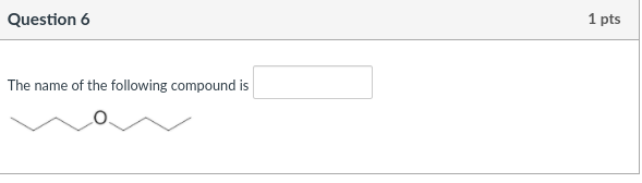 Solved Question 5 1 pts Which of the following compounds is | Chegg.com