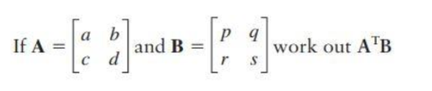 Solved A If A 12-[2 3. ). [ B And B P 9 Work Out ATB R S | Chegg.com