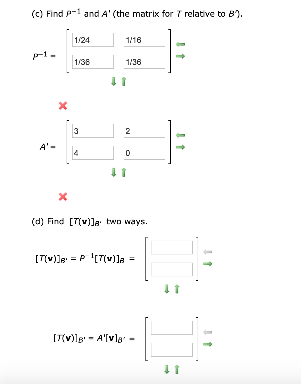 Solved Let B = {(1, 3), (-2, -2)} And B' = {(-12, 0), | Chegg.com