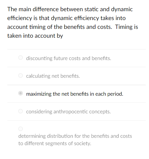 Solved The main difference between static and dynamic | Chegg.com