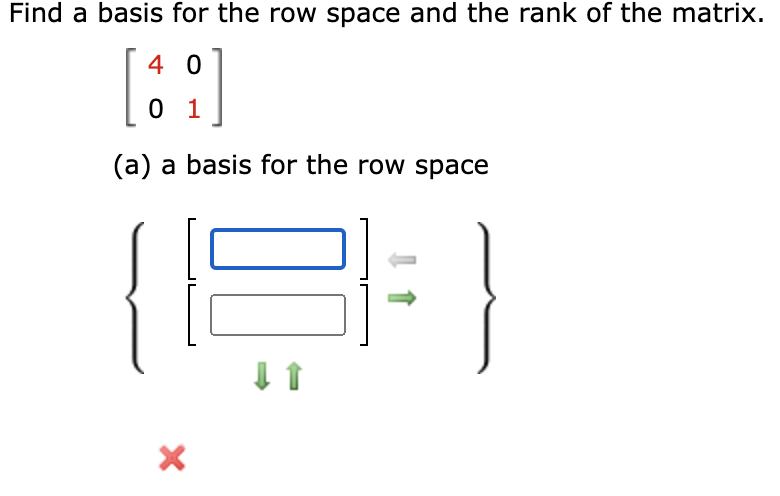 Solved Find a basis for the row space and the rank of the Chegg