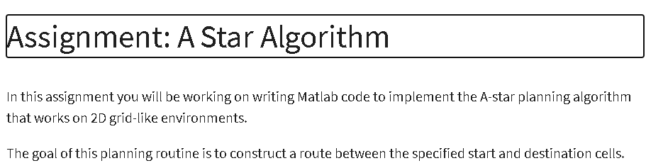 Solved Assignment: A Star Algorithm In this assignment you | Chegg.com