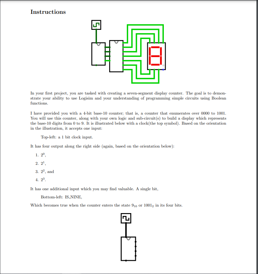Solved Instructions In your first project, you are tasked | Chegg.com