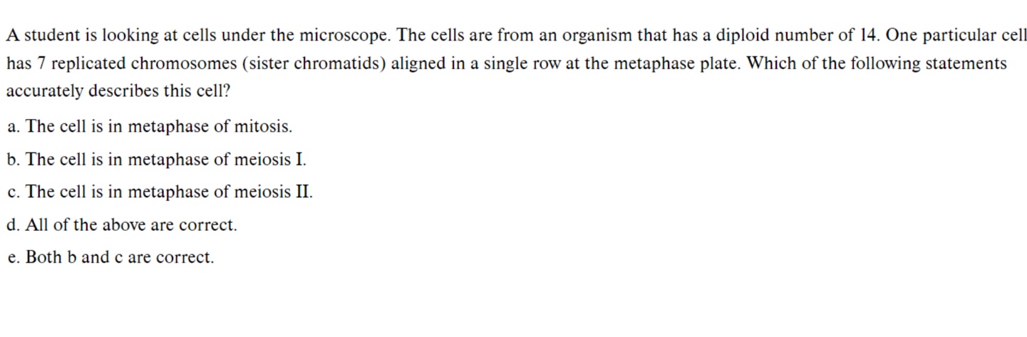 Solved A student is looking at cells under the microscope. | Chegg.com