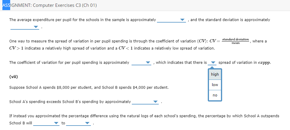 Solved For this exercise you will be using a variation of | Chegg.com