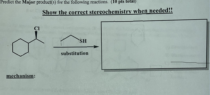 Solved Show the correct stereochemistry when needed!! | Chegg.com
