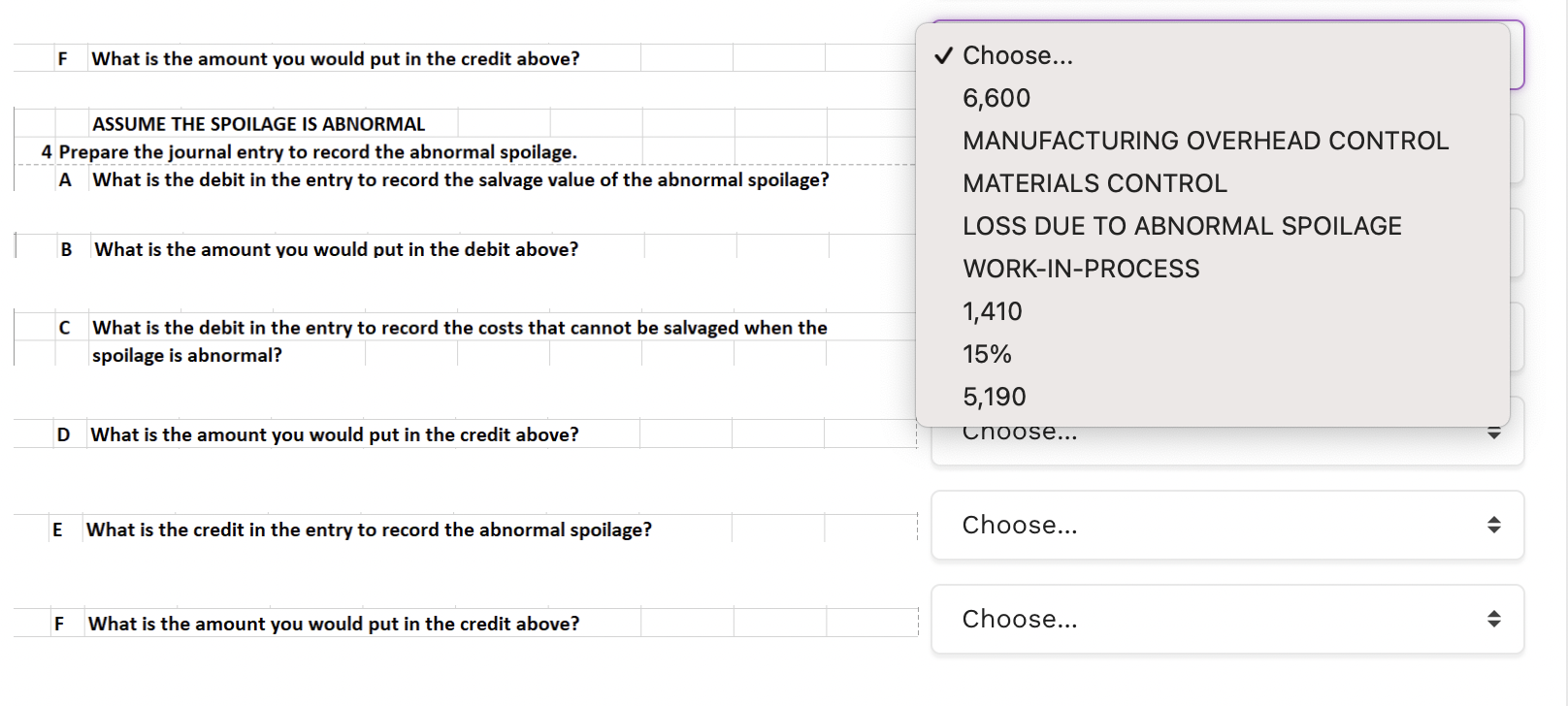 Solved Job Order Costing And Normal And Abnormal Spoilage 9162