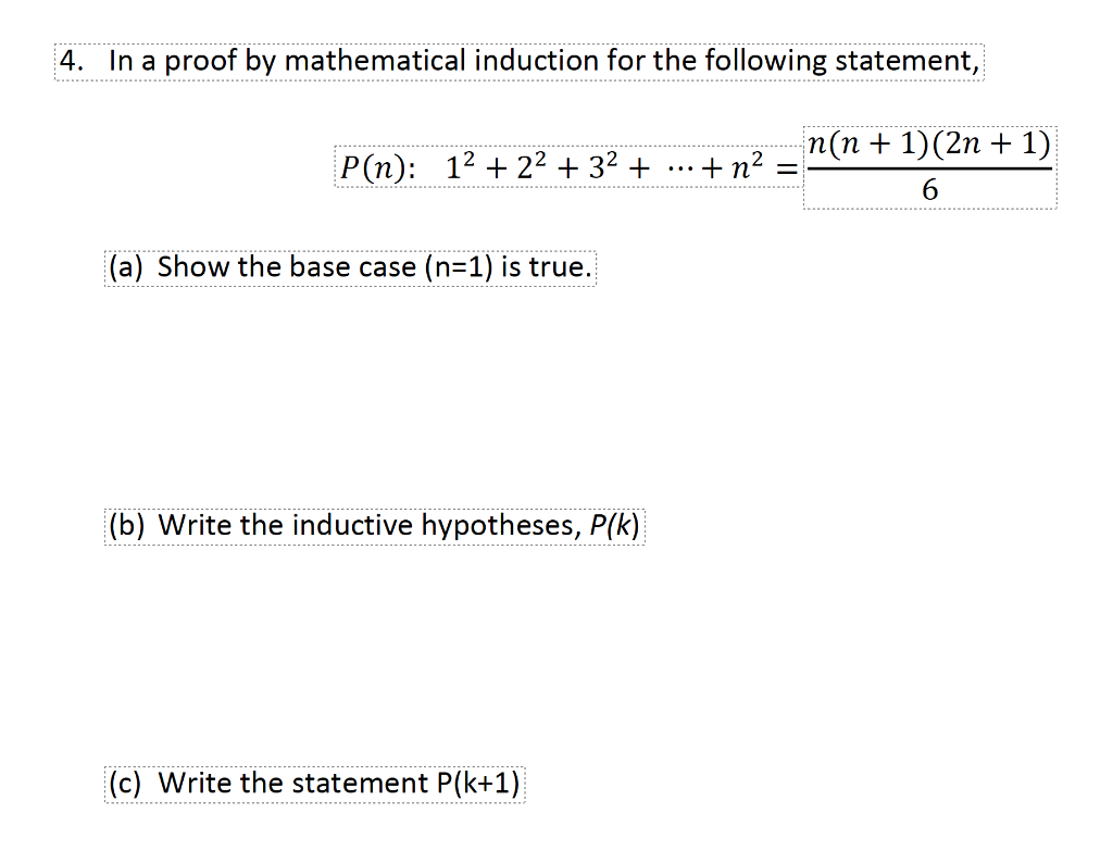 solved-4-in-a-proof-by-mathematical-induction-for-the-chegg