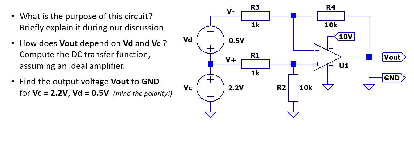 Solved - What is the purpose of this circuit? Briefly | Chegg.com